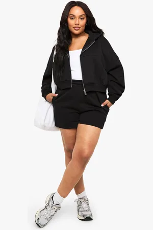 Boohoo Womens Plus Thick Waist band shorts - - 18