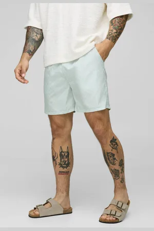 Boohoo Geo Pattern Mid Length Swim Short - - M