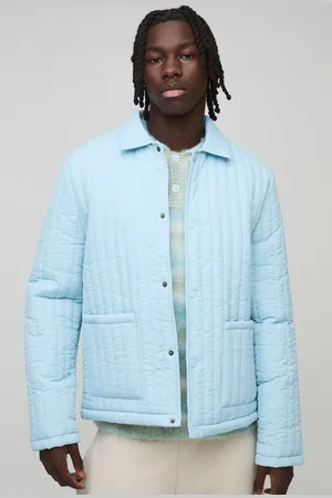 Boohoo Regular Fit Quilted Harrington Jacket - - M