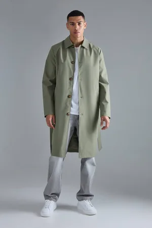 Boohoo Classic Belted Trench Coat - - XL