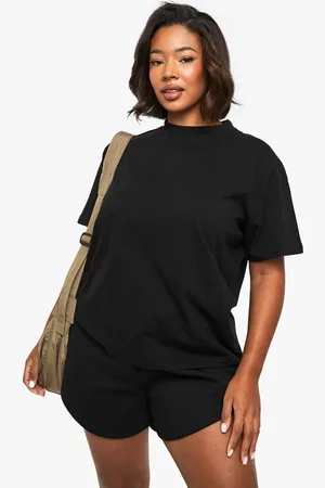 Boohoo Womens Plus Cotton Loose Fit T-Shirt - - 20