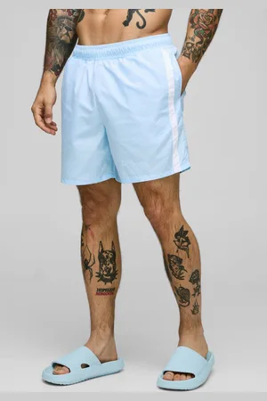 Boohoo Mid Length Panelled Swim Short - - M