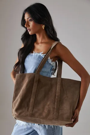 Dorothy Perkins Womens Faith: Suede Large Tote Bags - - One Size
