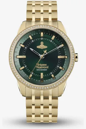 Vivienne Westwood Womens Eastend Gold Tone Crystal Watch VV262GRGD - - One Size