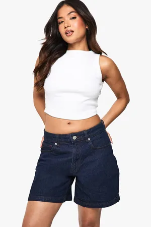 Boohoo Womens Petite Denim Boyfriend Short - - 6