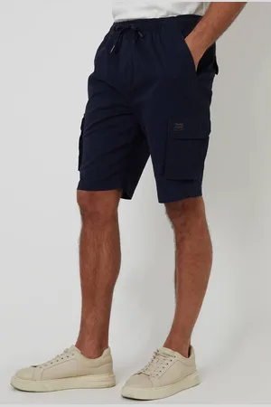 Threadbare Cotton Jogger Style Cargo Shorts With Stretch - - L