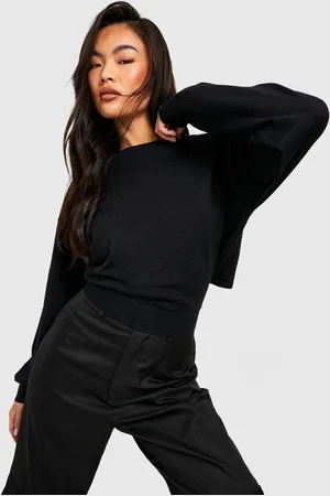 Boohoo Womens Tie Back Jumper - - S