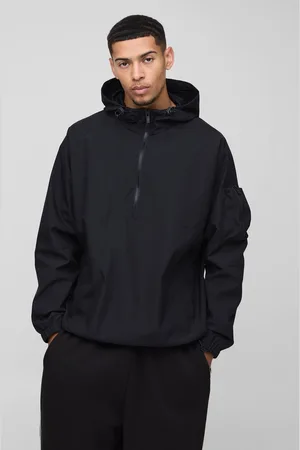 Boohoo Oversized Hooded Cagoule mac - - M