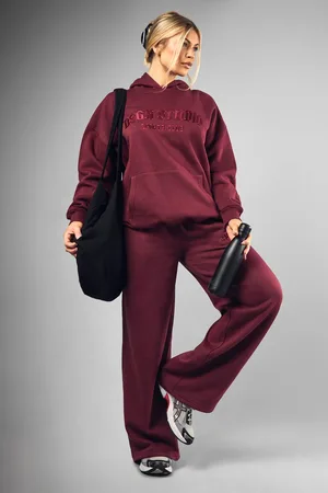 Boohoo Womens DSGN Studio Applique Straight Leg Jogger - - XL