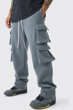 Boohoo Relaxed Fit Double Pocket Cargo Jogger - - S