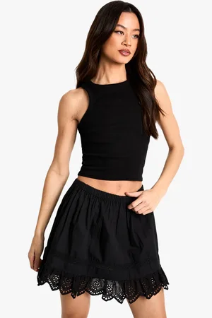 Boohoo Womens Tall Frill Rara Mini Skirt - - 18