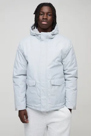 Boohoo Regular Fit Hooded Parka Jacket - - M