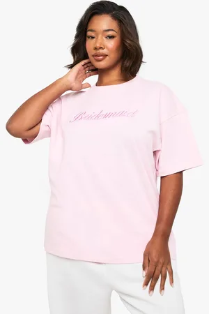 Boohoo Womens PLUS BRIDESMAID OVERSIZED T-SHIRT - - 20