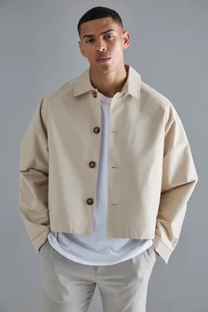 Boohoo Boxy Oversized Trench Coat - - XS