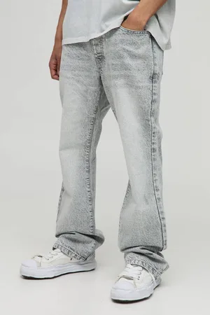 Boohoo Slim Flared Washed Jeans - 32R