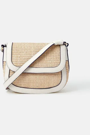 Accessorize Womens Woven Satchel Cross-Body Bag - - One Size