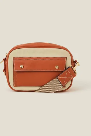 Accessorize Womens Utility Canvas Cross-Body Bag - - One Size