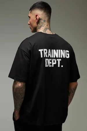 Boohoo Tall Man Active Training Dept Oversized T-shirt - - M