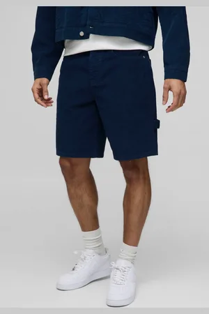 Boohoo Relaxed Fit Fixed Waist Cord Shorts - 36