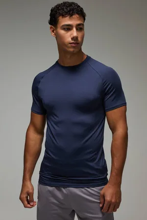 Boohoo Man Active Lightweight Essentials Gym Muscle Fit Raglan T-shirt - - XL