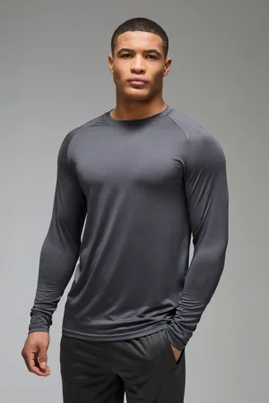 Boohoo Man Active Lightweight Essentials Gym Raglan Long Sleeve T-shirt - - M