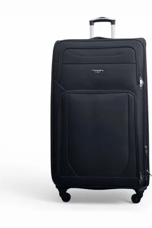 Infinity Soft Shell Lightweight Nylon Extra Large 4 Wheels Travel Suitcase - - Large