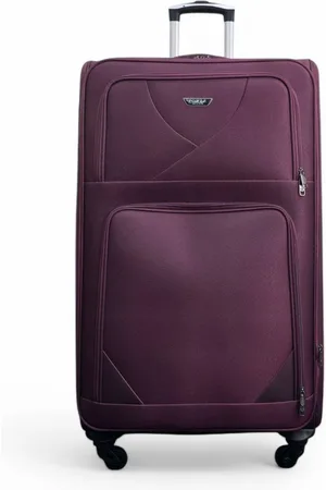 Infinity Soft Shell Lightweight Nylon Extra Large 4 Wheels Travel Suitcase - - Large