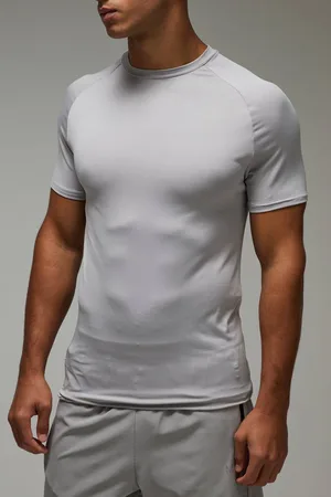 Boohoo Man Active Lightweight Essentials Gym Muscle Fit Raglan T-shirt - - XL