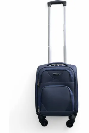 Infinity Soft Shell Lightweight Nylon 4 Wheel Underseat Cabin Case Holiday Suitcase - - XS