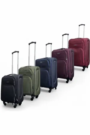 Infinity Expandable Soft Shell Cabin Suitcase 50.5 x 37 x 26 cm Luggage Suitable for Easyjet, Ryanair - - Small