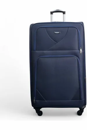 Infinity Soft Shell Lightweight Nylon Extra Large 4 Wheels Travel Suitcase - - Large