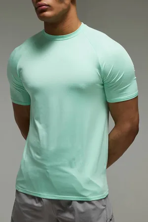 Boohoo Man Active Lightweight Essentials Gym Regular Fit Raglan T-shirt - - M