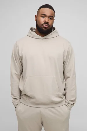 Boohoo Plus 260GSM Loopback Regular Fit Basic Hoodie - - 4XL