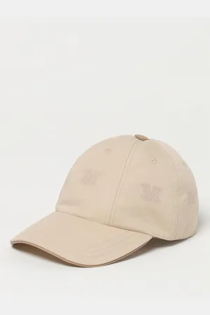 Max Mara Embroidered Logo Baseball Cap Women - Natural Hats - - 56