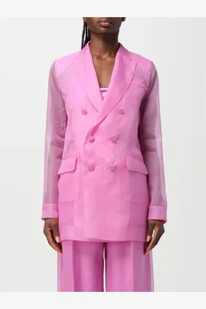 Max Mara Organza DoubleBreasted Blazer Women - Suits - 14