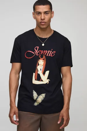 Boohoo Regular Fit Jennie K License Printed T-Shirt - XS