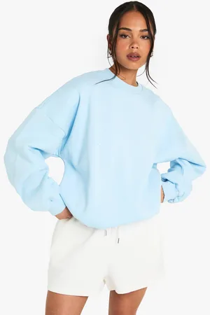 Boohoo Womens Bubble Hem Sweatshirt - - XS