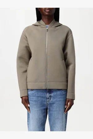 Max Mara Neoprene ZipUp Hoodie Jacket Women - Sweatshirts - M