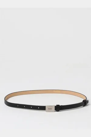 Max Mara Leather Belt with Buckle Women - - XS