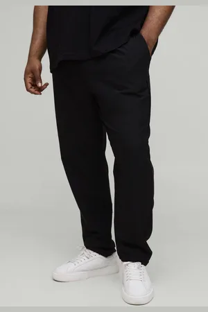 Boohoo Plus Elasticated Waist Technical Stretch Slim Trousers - - 4XL