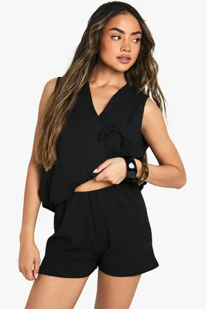Boohoo Womens Textured Flippy Short - - 14