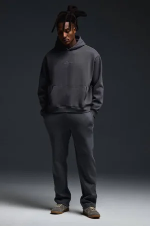 Boohoo 330GSM Relaxed Fit BM Signature Jogger - - XS