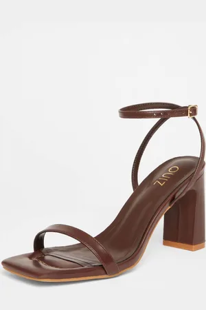 Quiz Womens Barely There Block Heels - 8