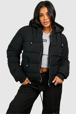 Boohoo Womens Hooded Padded Jacket - - 16