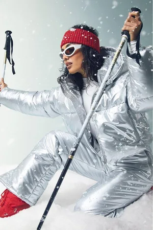 Boohoo Womens Hooded Ski Jacket - - 10
