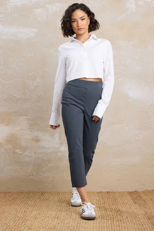 PixieGirl Womens Petite Capri Cropped Trousers - - 18