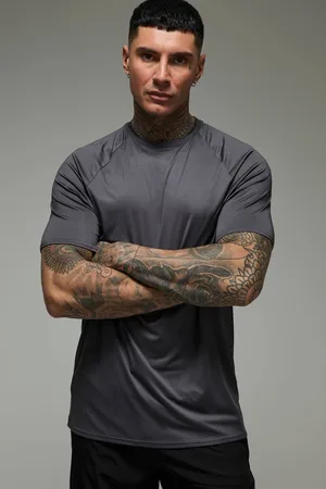 Boohoo Tall Man Active Lightweight Essentials Gym Regular Fit Raglan T-shirt - - M