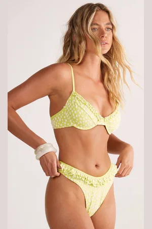 NASTY GAL Womens Textured Floral Underwire Bikini Set - - 10