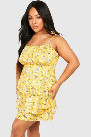Boohoo Womens Plus Ditsy Floral Sundress - - 20