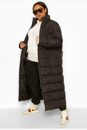 Boohoo Womens Plus Maxi Longline Puffer Jacket - - 24